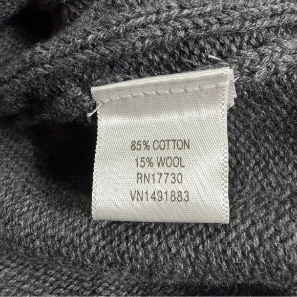 Merona Cardigan Sweater Size L NWT Gray Textured Eclectic Grandpa Cottagecore - Picture 6 of 7